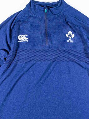 Canterbury Ireland Rugby IRFU 1/4 Zip Performance Pullover Mens XL-2XL